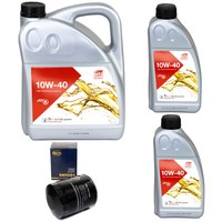 MotoröL Set MotoröL Febi SAE 10W-40 7 Liter + ÖLfilter FüR KIA Mitsubishi L200