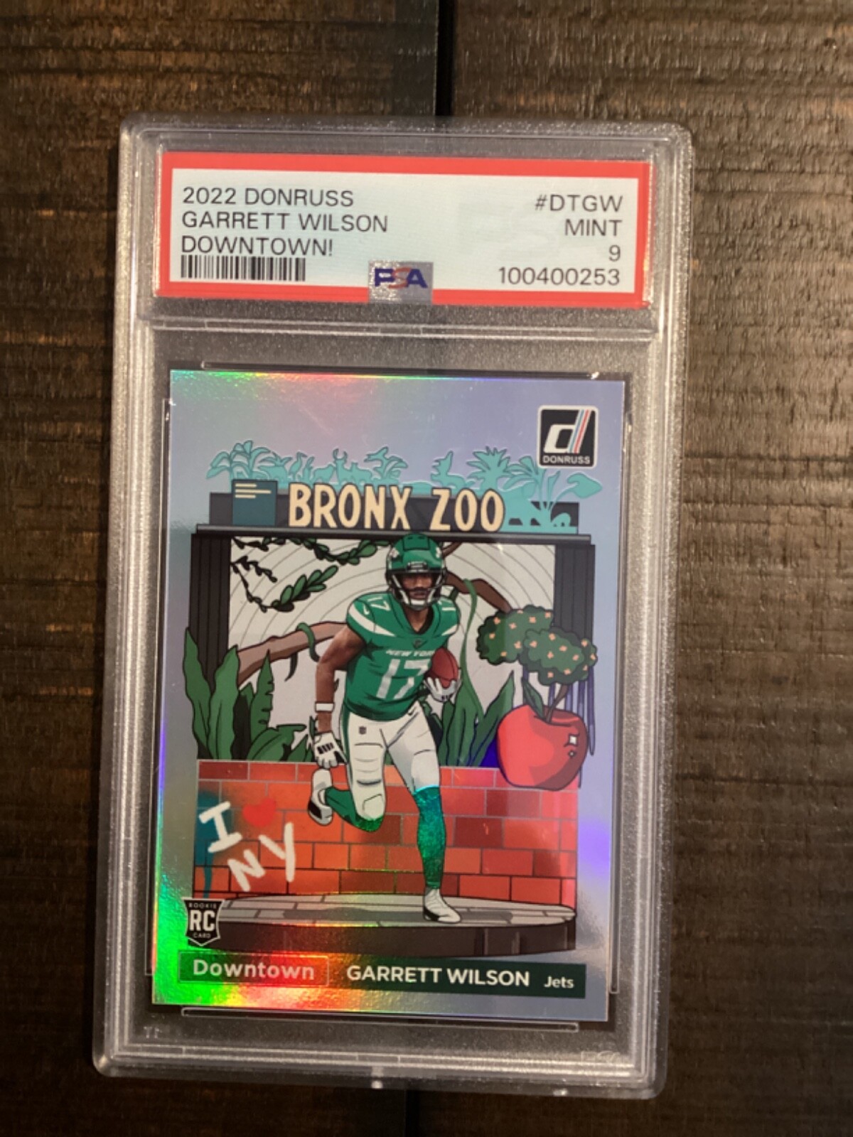 2022 Panini Donruss- Downtown #DT-GW Garrett Wilson (RC)