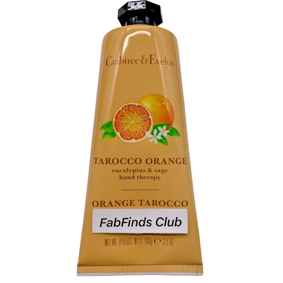 Crabtree & Evelyn Tarocco Orange Hand Therapy Cream Set 10.5oz (3x3.5oz) - Image 3 of 4