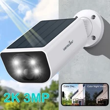 Wansview 2K 3MP Outdoor Solar Security Cameras Spotlight Cam AI Motion Detection
