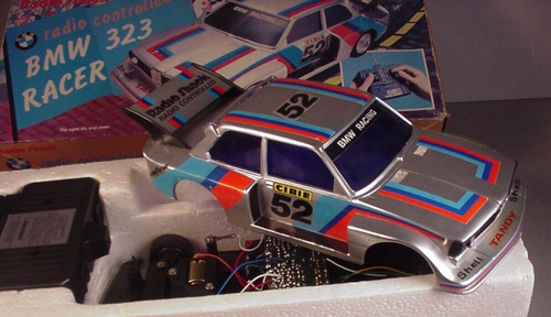 Vintage Radio Shack BMW 323 Radio Controlled Race Car in Box RC model toy AS IS - Picture 9 of 10