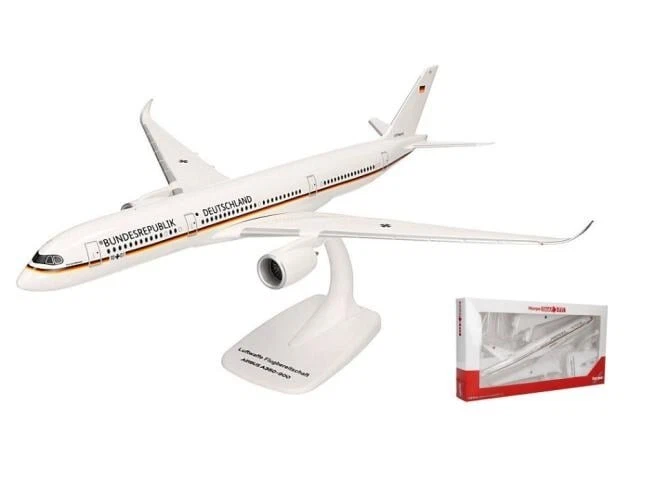 Modellino Aereo Di Linea AIRBUS A350-900 LUFTWAFFE Modello HERPA In Scala 1:200 - Immagine 2 di 2