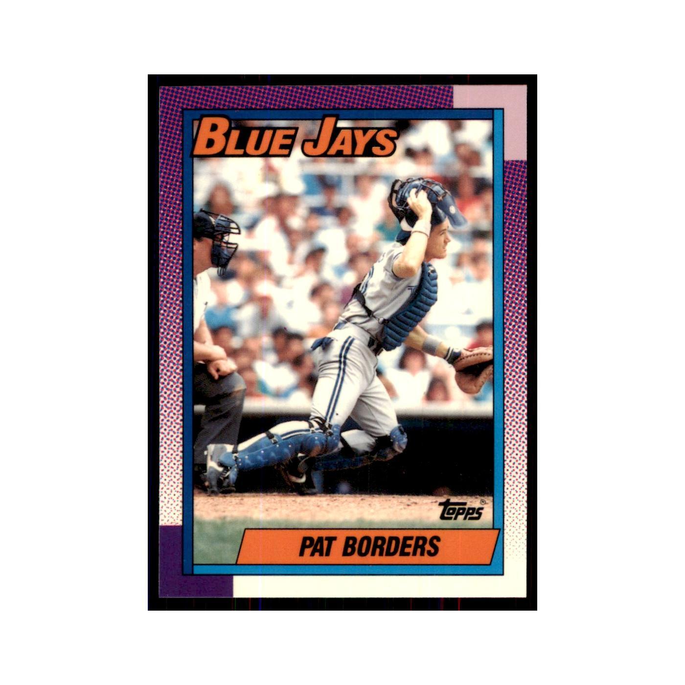 Pat Borders 1990 Topps Tiffany #191 Toronto Blue Jays Baseball Card NM