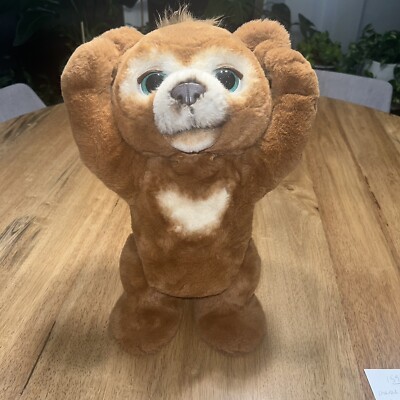 FurReal Cubby The Curious Bear Interactive Plush Toy Fur Real *See Video- Works