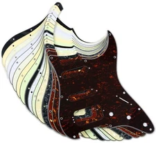 Pickguard for Fender® Stratocaster Strat USA/MIM HSS/SSH Open, Rounded Humbucker