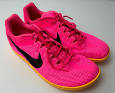 NIKE Zoom Rival Distance Track Field Hot Pink Men Size 10.5 DC8725-600 W/ Spikes