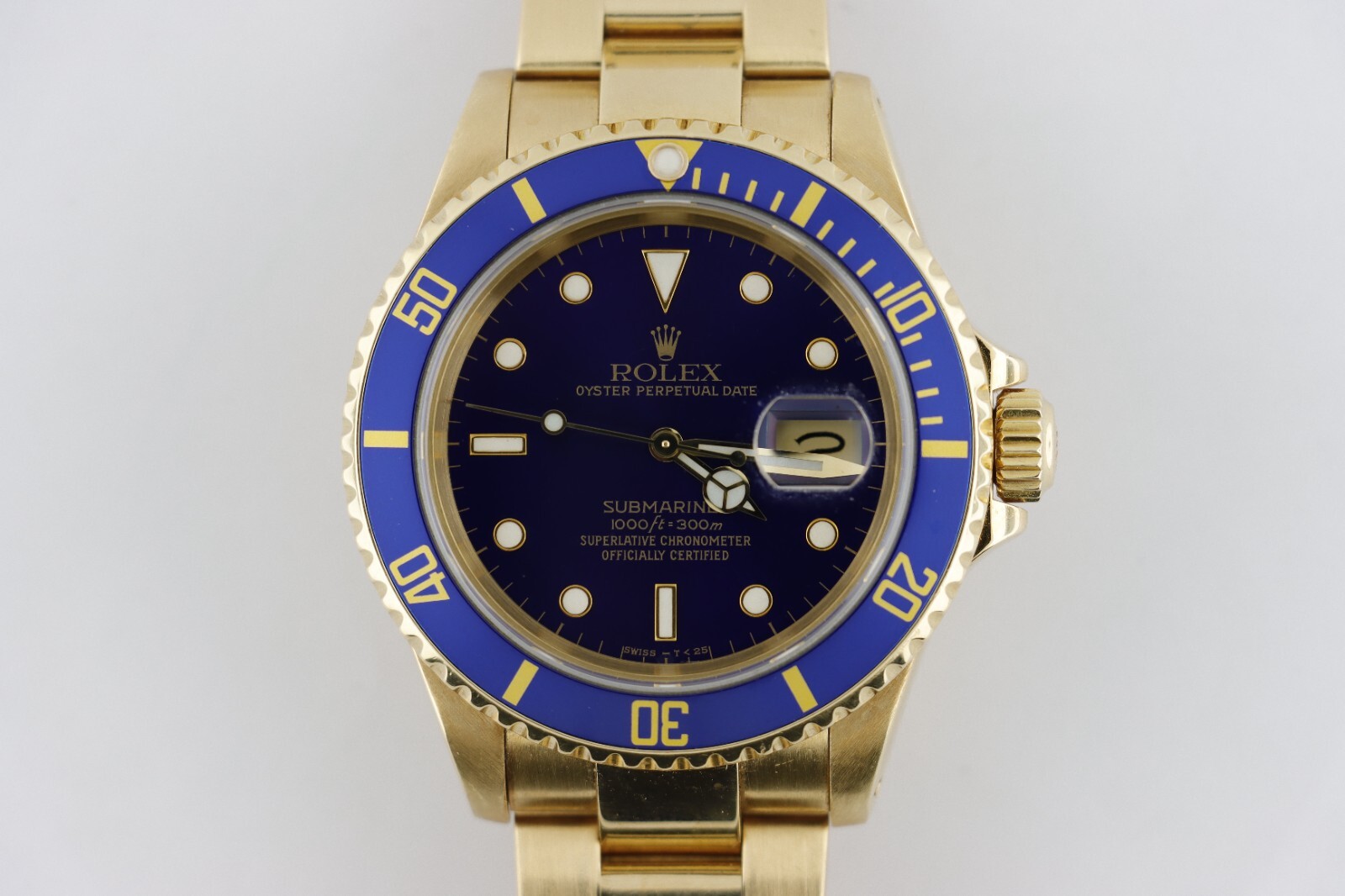 Rolex Submariner Blue Men's Watch 