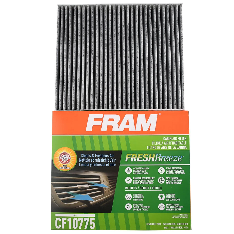 Filtro de ar FRAM Fresh Breeze cabine para Chevy Cruze Malibu Sonic Trax Volt - Imagem 3 de 4