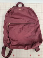 Tumi Voyageur Just In Case Lightweight Foldable Packable Backpack Beetroot