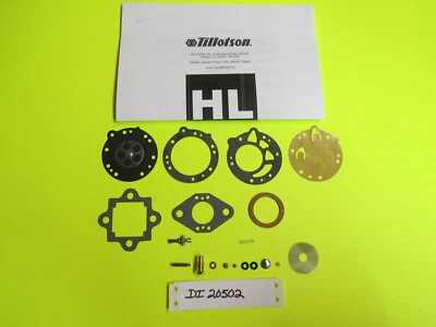 Chrysler Sno Runner 82030 Tillotson HL320A HL320B HL320C HL320D HL320E Carb Kit