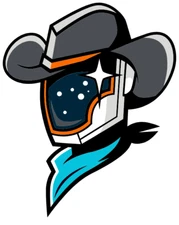 Sugar Land Space Cowboys Logo MiLB sticker window laptop bumper vinyl decal