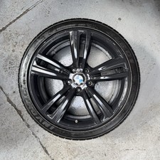 Genuine BMW 19” 442M Gloss Black Alloy Wheel + Tyre 255/35ZR19 96W F30 F32 F36