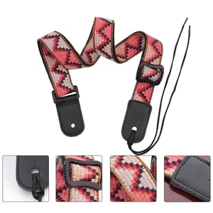 Creative Ukulele Strap Epaule confortable Uke Brodé Style ethnique