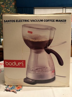 BODUM SANTOS Electric Vacuum Coffee Maker With Timer (1.5 liter/50 fl. oz)