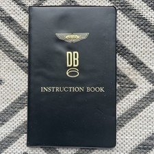 Mk1 Aston Martin DB6 Instruction Book, good condition, rare item