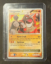 Damaged Pokemon TCG Legends Awakened Rhyperior LV.X 145/146 Holo English 2008