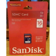 New SanDisk 16GB SDHC Memory Card Factory Sealed