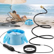 Portable Misting System with Water Pump, Outdoor Patio Mister with 15L Water ...