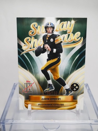 2025 Topps Signature Aaron Rodgers Green (RAW)