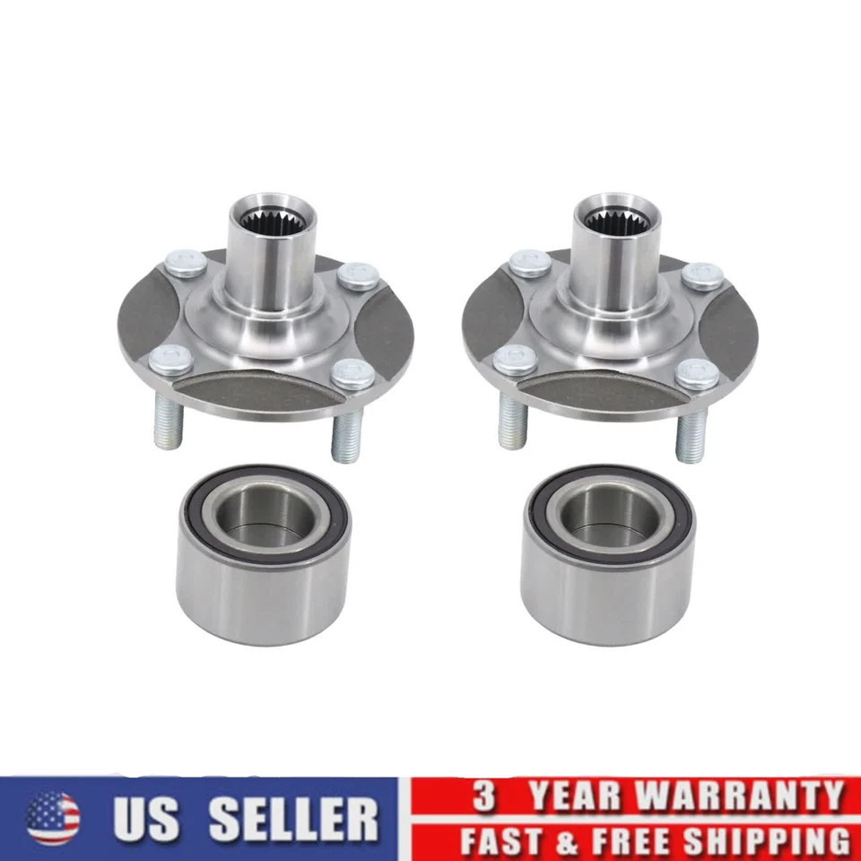 2x Front LH&RH Wheel Bearing and Hub Kit Fit for 2017-2024 Mitsubishi Mirage G4 - Image 4 of 4