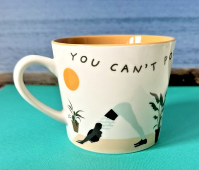 Dunelm Yoga Kaffee Tee Becher You Can't Pour From An Empty Cup V