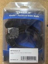 Galls Tactical EDC Belt Nylon Size Lg Black 36-38 NEW!!