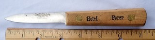 OLD HICKORY 3" Carbon Steel Paring Knife Tru Edge Ontario Knife Co Hotel Parer