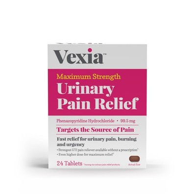Vexia Maximum Strength Urinary Pain Relief 24ct