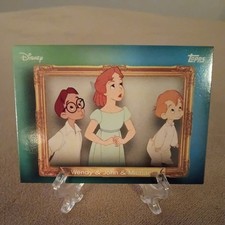 2026 Topps Disney Neon - #FF-3 Wendy & John & Michael Family First Insert