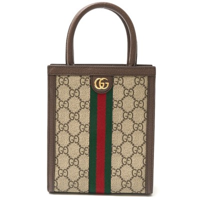 GUCCI Ophidia Super Mini Shoulder Bag 772317 2 Way HandBag GG Supreme   Leather