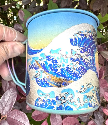 Snow Peak Titanium Mug Limited Art Anodized 450 MG-143 Camping Cup Japan NEW