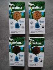 Lavazza Organic Coffee Keurig Nespresso Machines 4 Boxes 10 Caps Ea. 05/2027