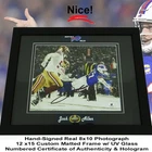 Josh Allen MVP Buffalo Bills Autographed 8x10 Photo Custom Framed w/ COA