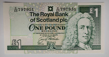 1 Pound Scotland 1997 P. 351c GB UNC Paper money