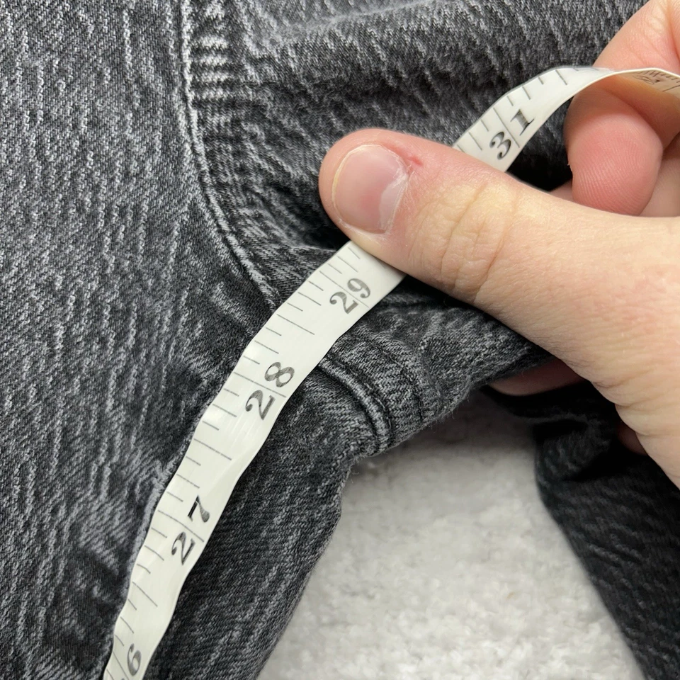 Jeans Madewell Feminino Tamanho 26 Cinza The Perfect Vintage Perna Larga (T8) - Imagem 3 de 4