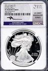 2021-W $1 Silver American Eagle Ty1 PF 70 Ultra Cameo NGC # 6245738-278 + Bonus