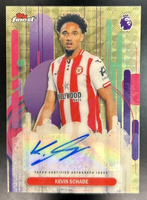 2025-26 Finest Premier League Kevin Schade Auto Refractor SuperFractor #1/1