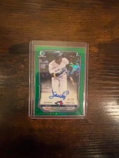 Juan Sanchez Bowman Chrome 2026 Green Refractor /99 Auto
