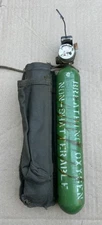 Original WWII US Aircrew Bailout Oxygen Bottle 1944 Dated