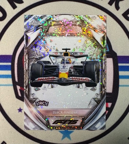2025 Topps Chrome F1 DIAMOND 75TH ANNIVERSARY Isack Hadjar RC #D75-32