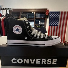 Converse Chuck Taylor All Star Hi High Top Lace-Up Sneakers Black/White M9160