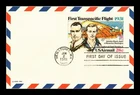 DR JIM STAMPS US FIRST DAY CARD AIR MAIL 28C FIRST TRANSPACIFIC FLIGHT