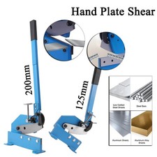 Handhebelschere 125/200mm Blechschere Schlagschere Hebelschere Blau Blech Schere