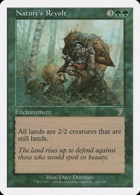 Nature's Revolt 7th MtG NM