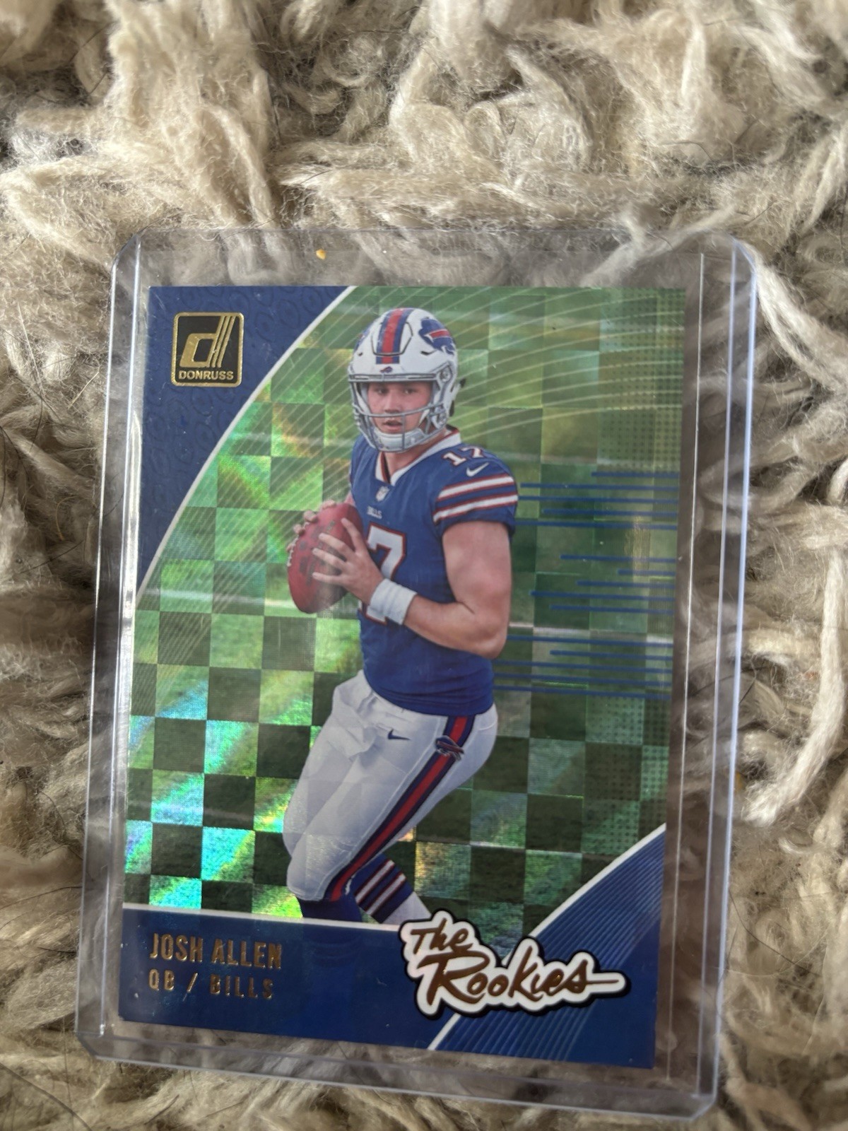 2018 Panini Donruss the Rookies Josh Allen #R-4 Autographs /10 (AU, RC)