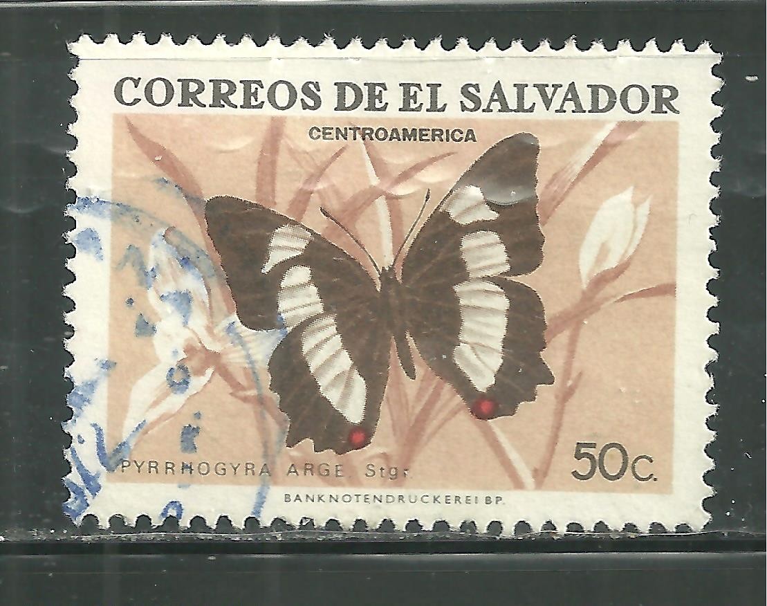 EL SALVADOR 794 USED BUTTERFLY
