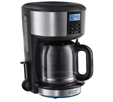 Russell Hobbs Buckingham Filter Coffee Machine, 1.25L Carafe/10 Cups, 1-4 Cups