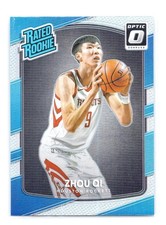 Zhou Qi 2017-18 Donruss Optic #151 Rated Rookie Holo RC