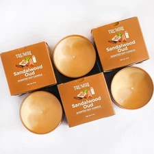 Huge Sale Sandalwood Oud Soy Wax Scented Candle, Your cost approx. $4.49/candle