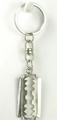 5907438272885 Brelok metalowy, żyletka Abino